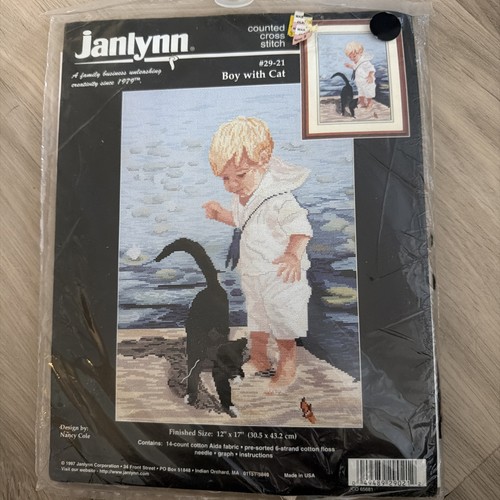 Janlynn ragazzo con gatto kit - janlynn,