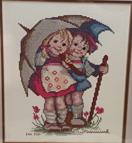 Quadro vintage punto - , croce