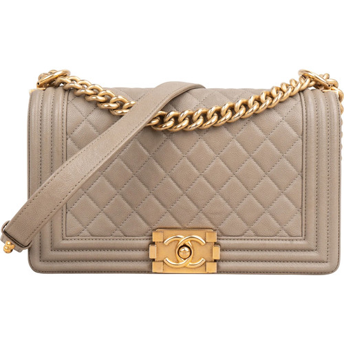 Borsa chanel quilted caviar - borsa,