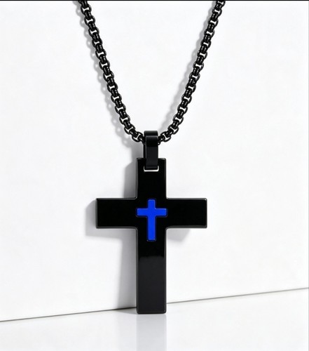 Collana con ciondolo - , croce