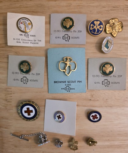 Lotto spille vintage - , croce