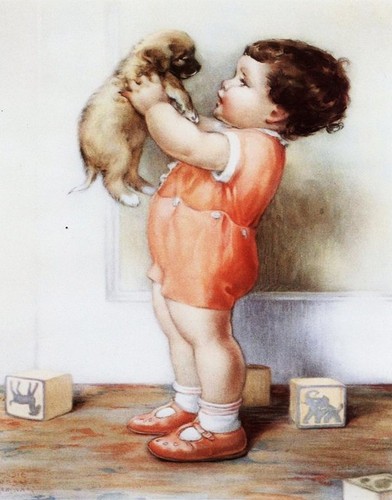 Bambino fantasia punto - un,